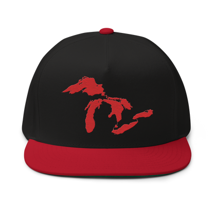 Great Lakes Snapback | 5-Panel - Red