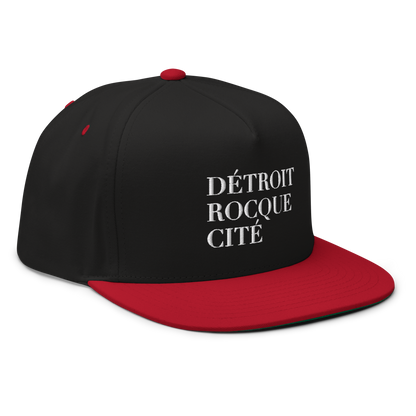 'Détroit Rocque Cité' Flat Bill Snapback