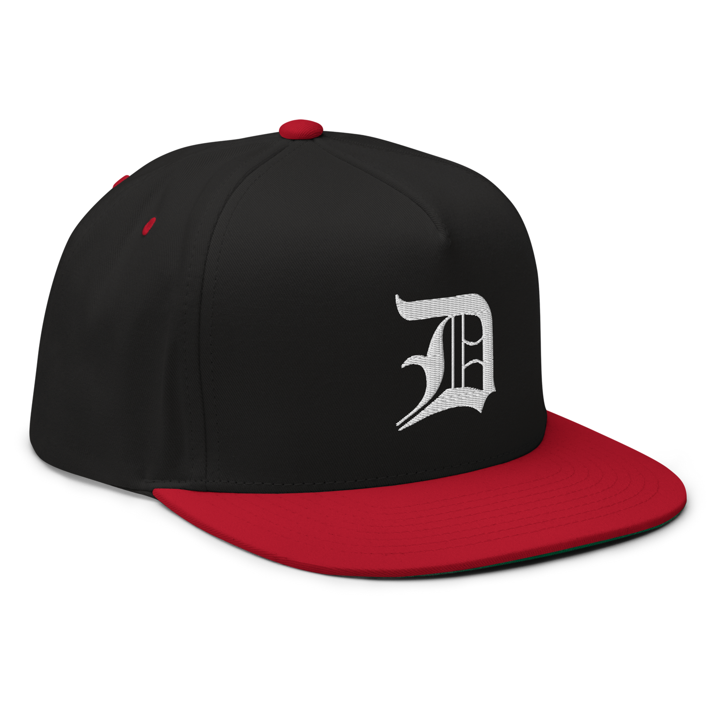 Detroit 'Old English D' Flat Bill Snapback