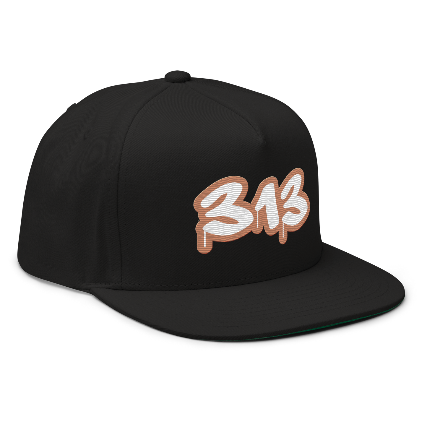 Detroit '313' Flat BIll Snapback (Copper Tag Font)