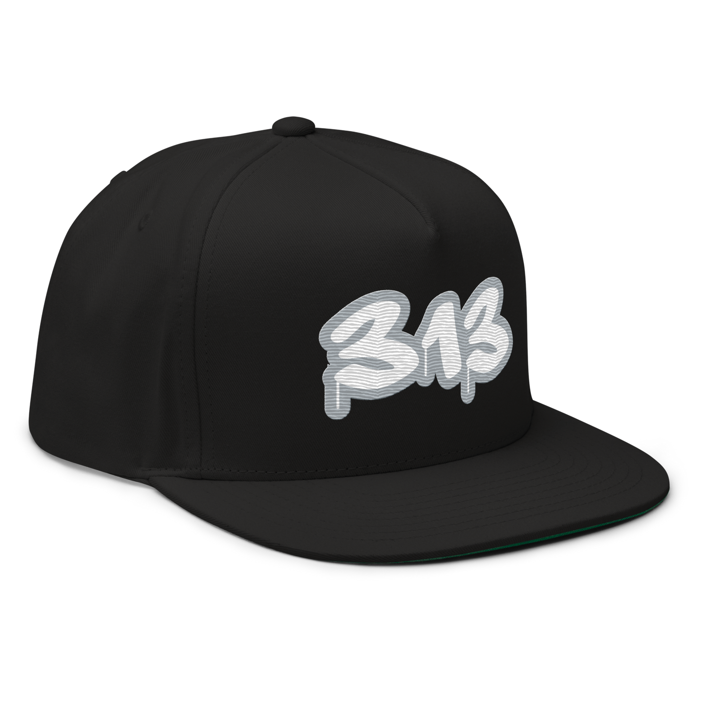 Detroit '313' Flat BIll Snapback (Silver Tag Font)