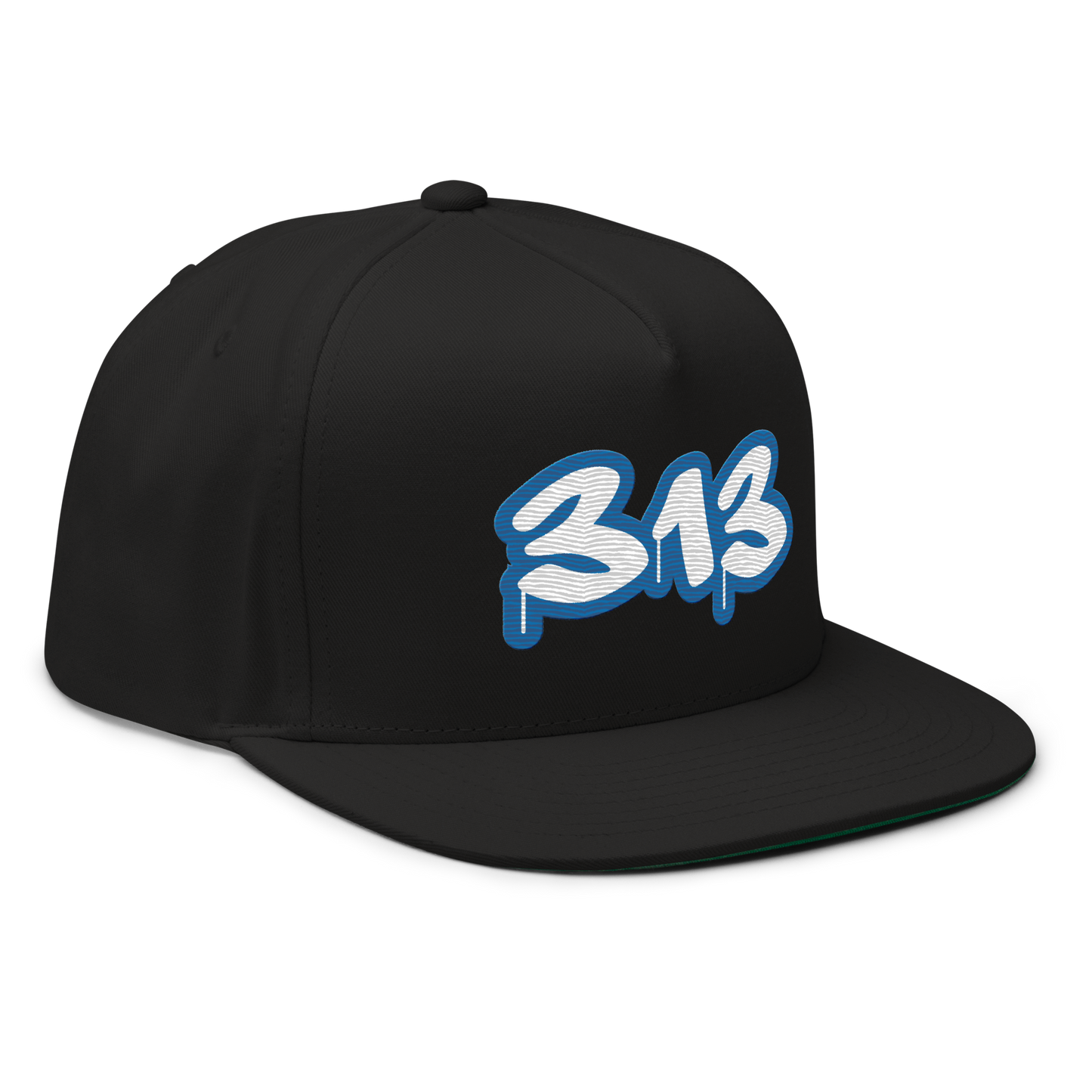 Detroit '313' Flat BIll Snapback (Azure Tag Font)