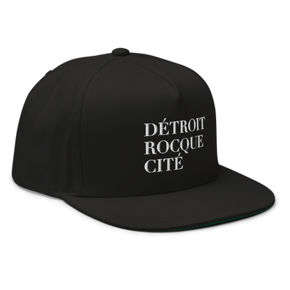 'Détroit Rocque Cité' Flat Bill Snapback