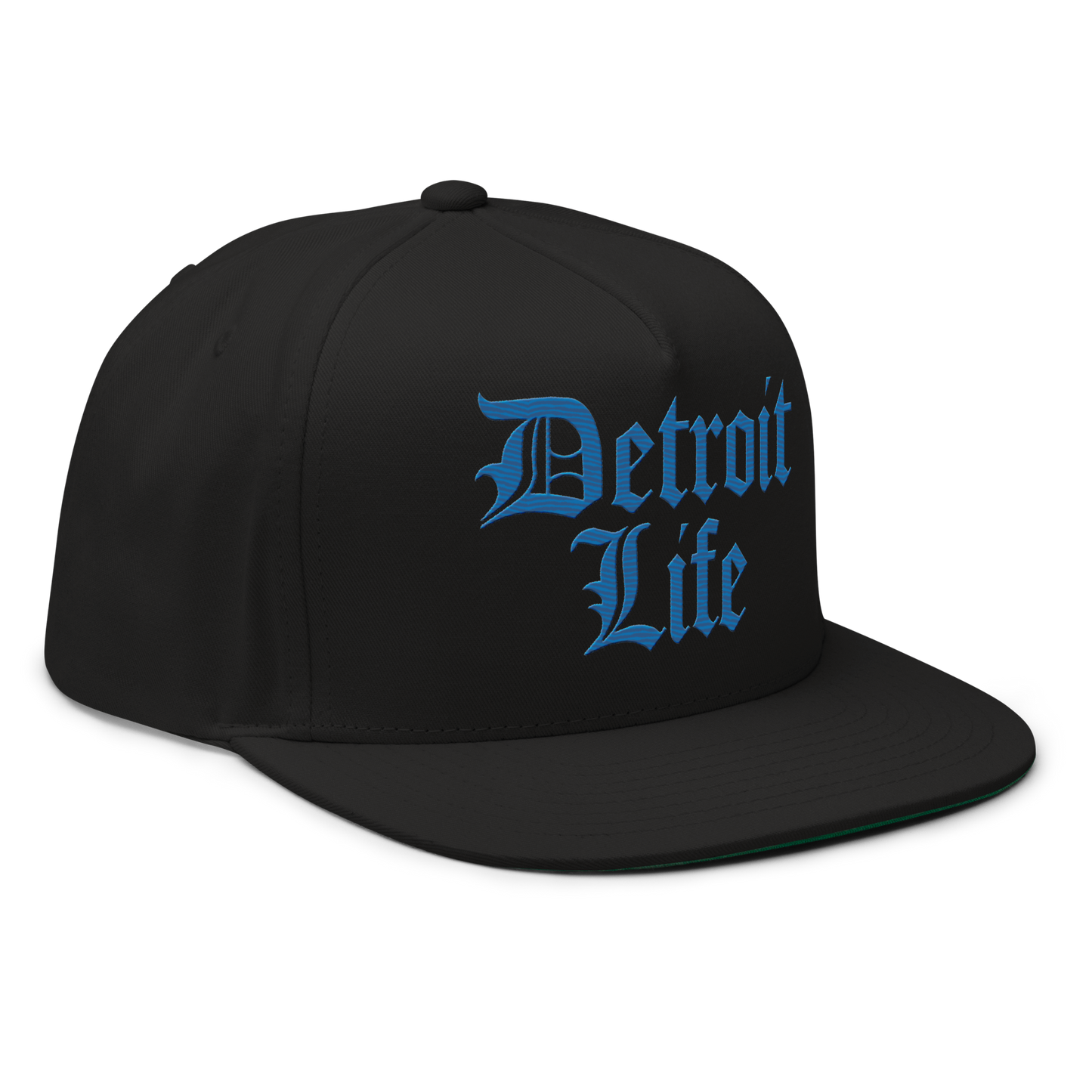 'Detroit Life' Snapback | 5-Panel - Azure