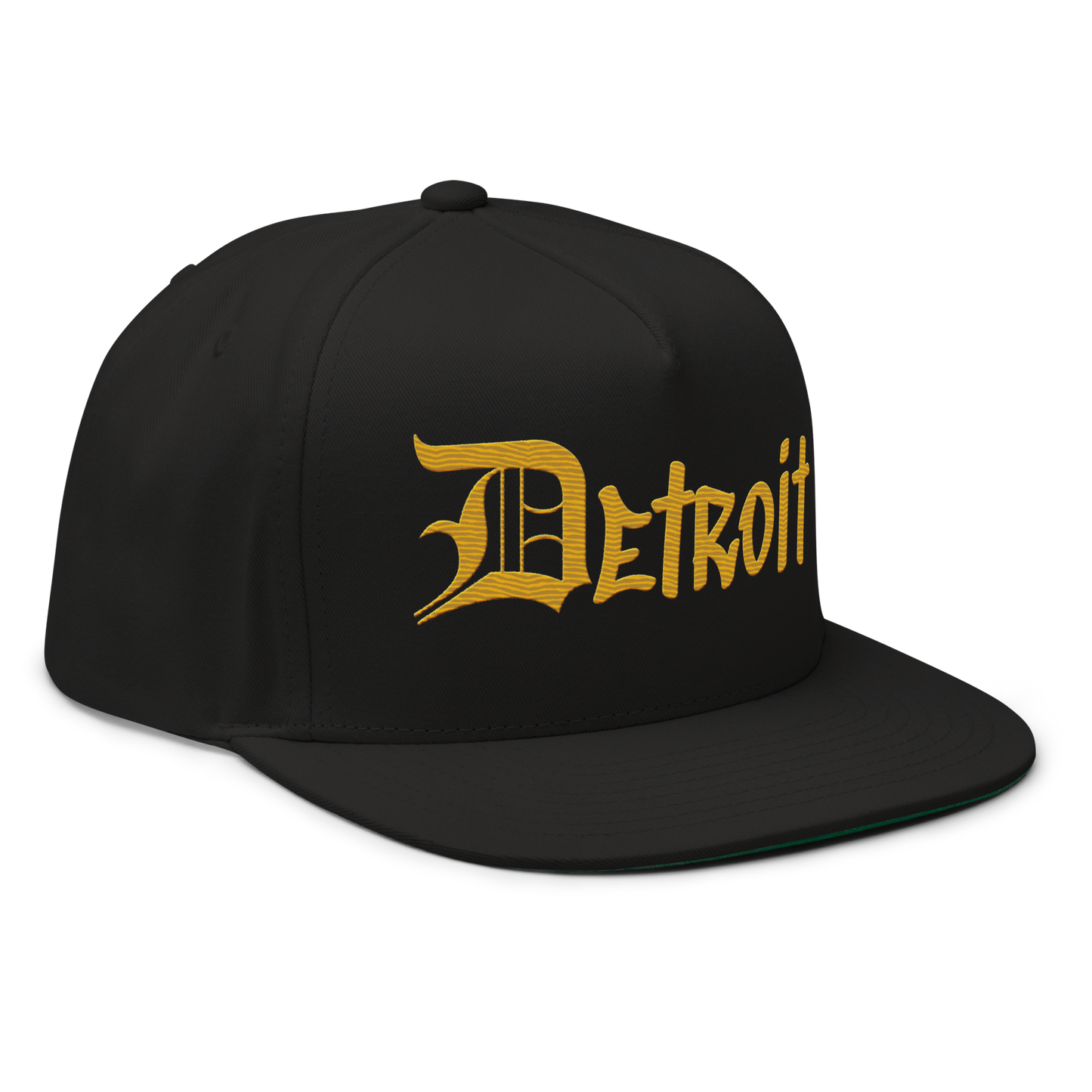 'Detroit' Snapback (OED Tag Font) | Gold