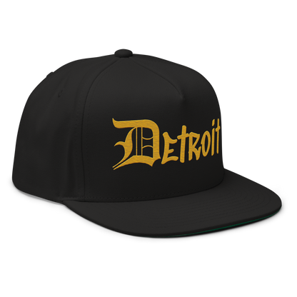 'Detroit' Snapback (OED Tag Font) | Gold