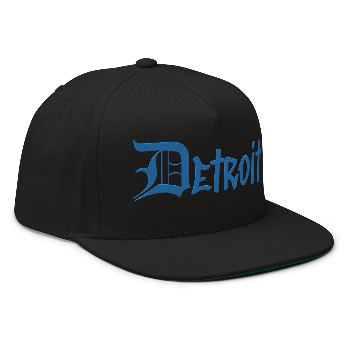 'Detroit' Snapback (OED Tag Font) | Azure