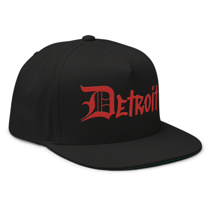 'Detroit' Snapback (OED Tag Font) | Aliform Red