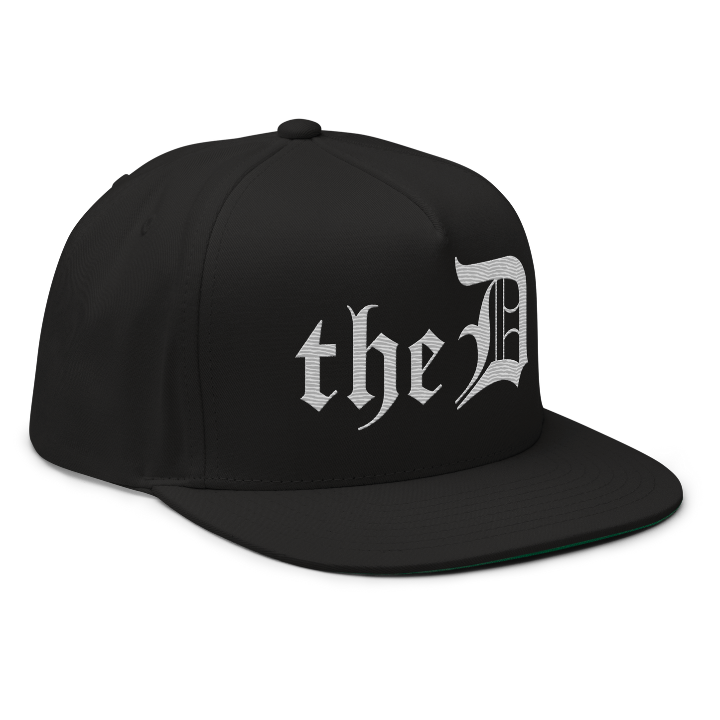 Detroit 'The D' Snapback | 5-Panel - Platinum