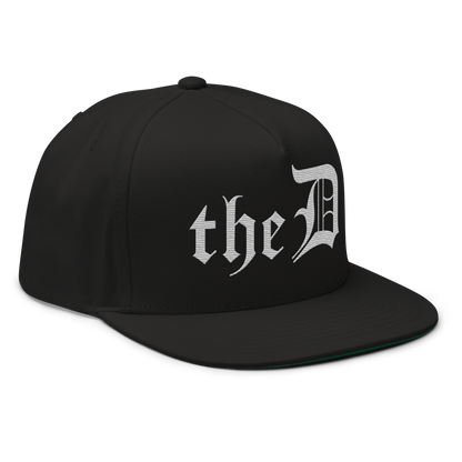 Detroit 'The D' Snapback | 5-Panel - Platinum