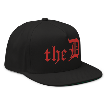 Detroit 'The D' Snapback | 5-Panel - Aliform Red