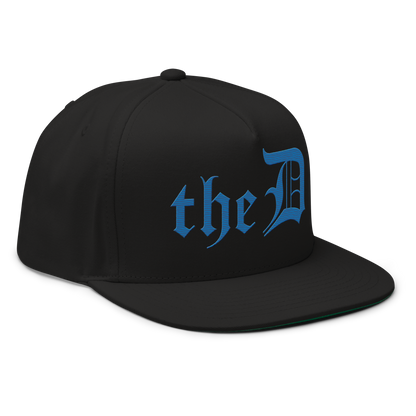 Detroit 'The D' Snapback | 5-Panel - Azure