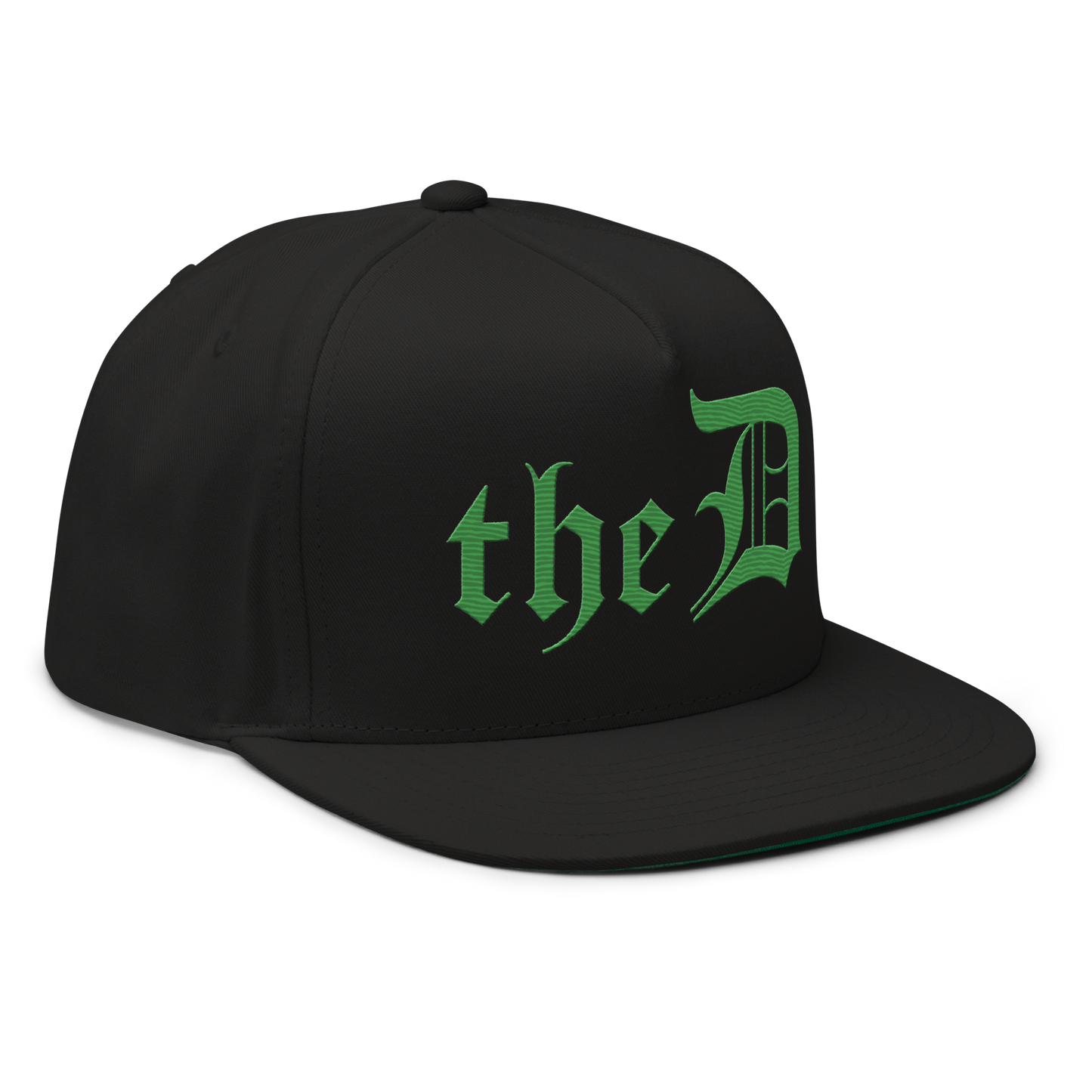 Detroit 'The D' Snapback | 5-Panel - Shamrock Green