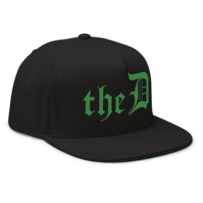 Detroit 'The D' Snapback | 5-Panel - Shamrock Green