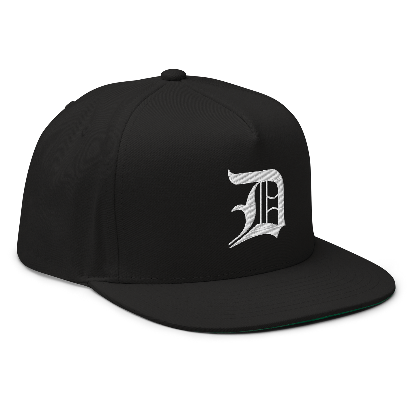 Detroit 'Old English D' Flat Bill Snapback