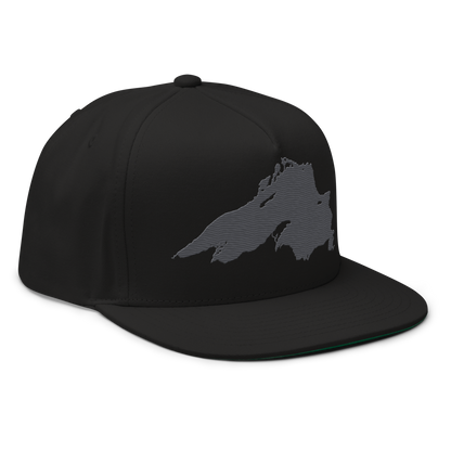 Lake Superior Snapback | 5-Panel - Iron Ore Grey