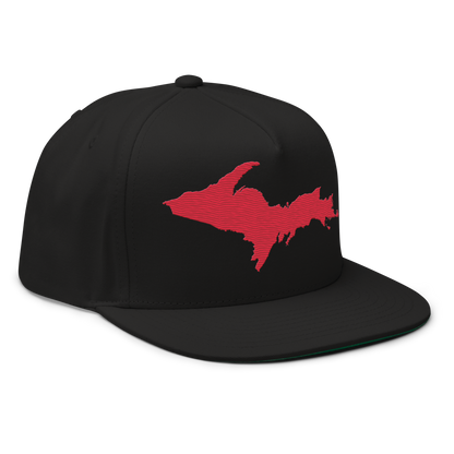 Upper Peninsula Snapback | 5-Panel - Lighthouse Red