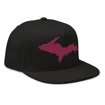 Upper Peninsula Snapback | 5-Panel - Ruby Red