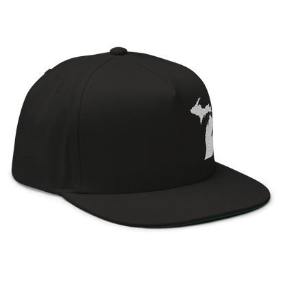 Michigan Snapback | 5-Panel - Platinum Outline