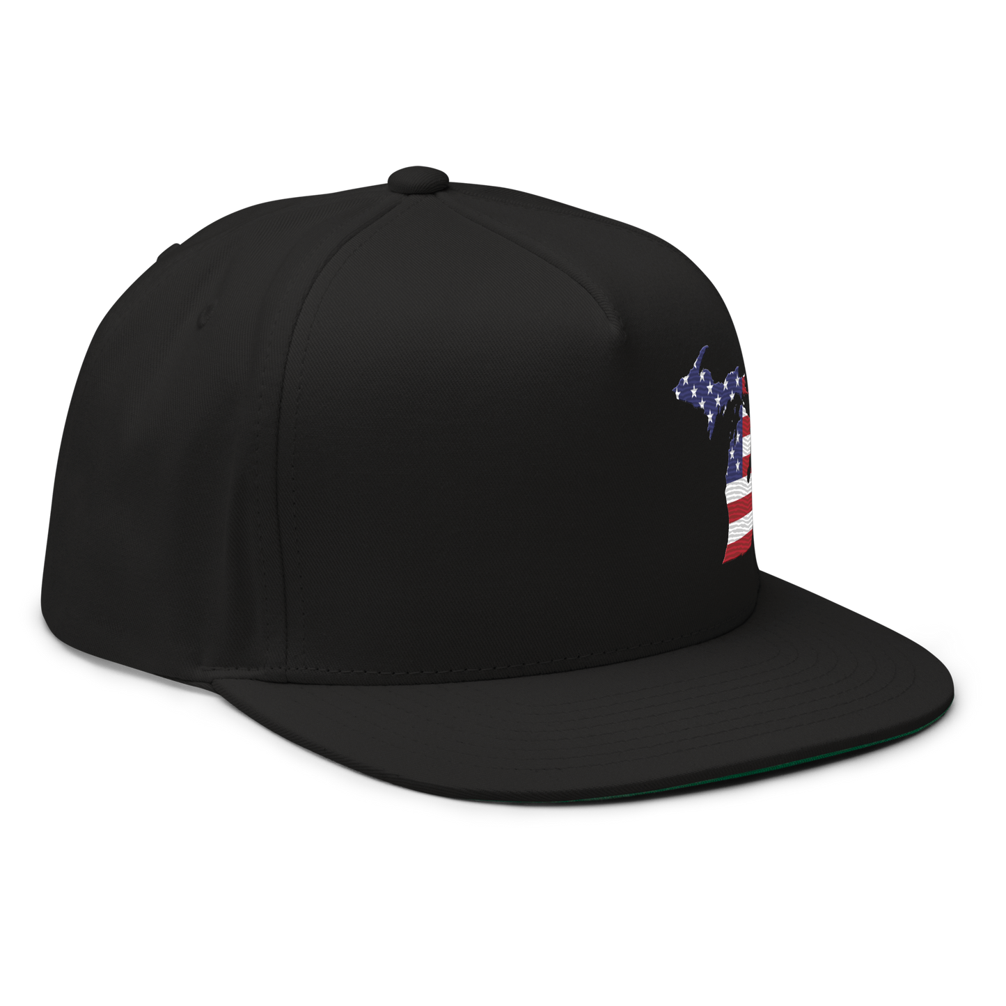 Michigan Snapback | 5-Panel - Patriotic Outline