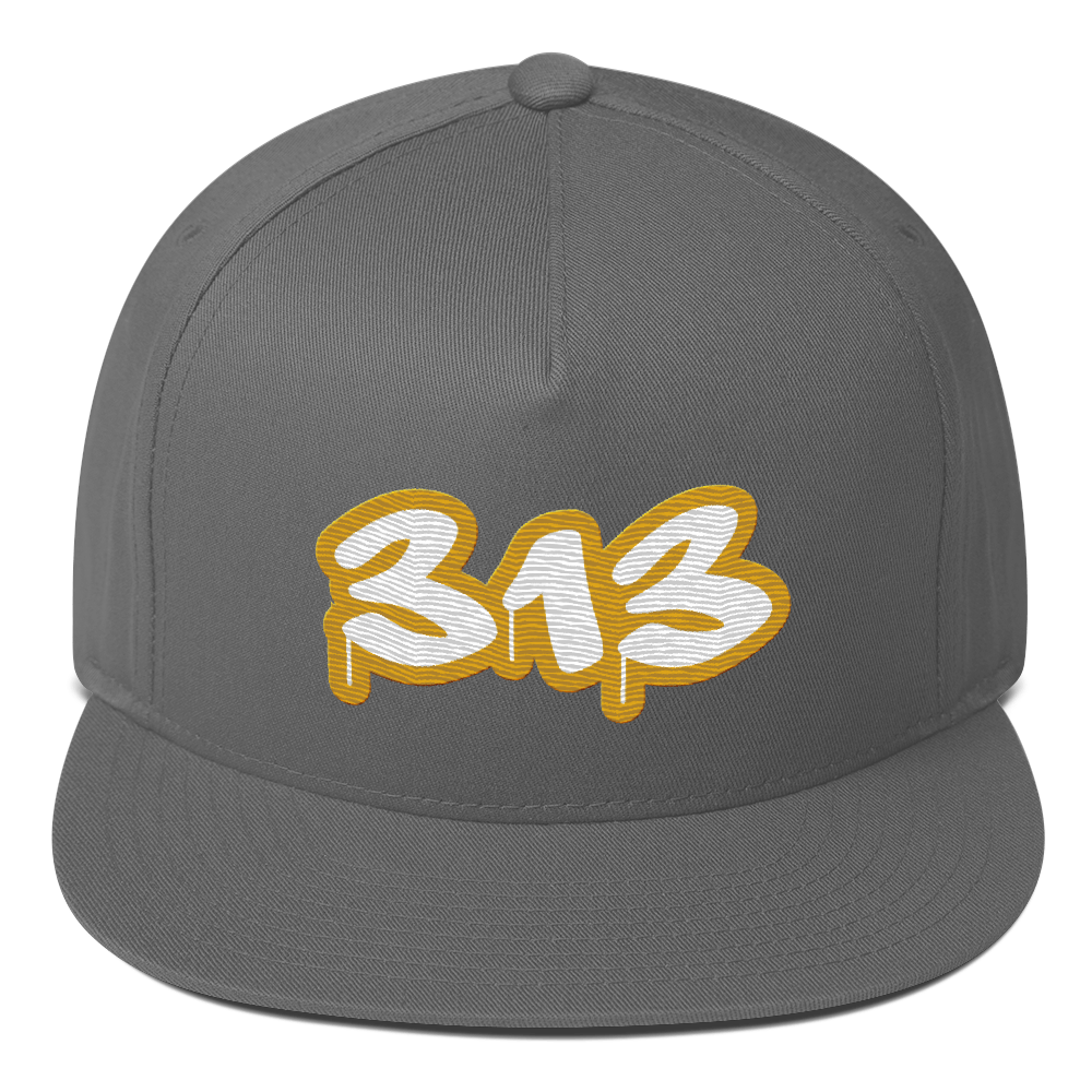 Detroit '313' Flat BIll Snapback (Gold Tag Font)