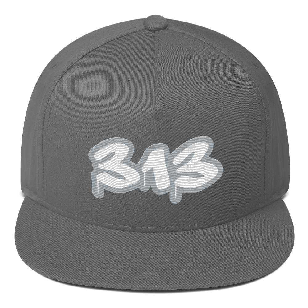 Detroit '313' Flat BIll Snapback (Silver Tag Font)