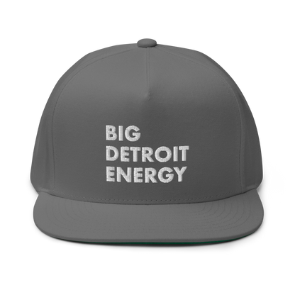 'Big Detroit Energy' Flat Bill Snapback