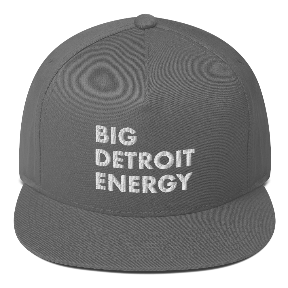 'Big Detroit Energy' Flat Bill Snapback