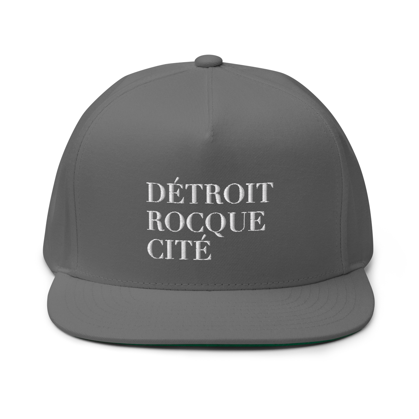 'Détroit Rocque Cité' Flat Bill Snapback