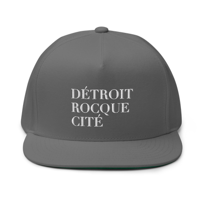 'Détroit Rocque Cité' Flat Bill Snapback