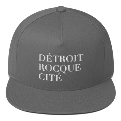 'Détroit Rocque Cité' Flat Bill Snapback