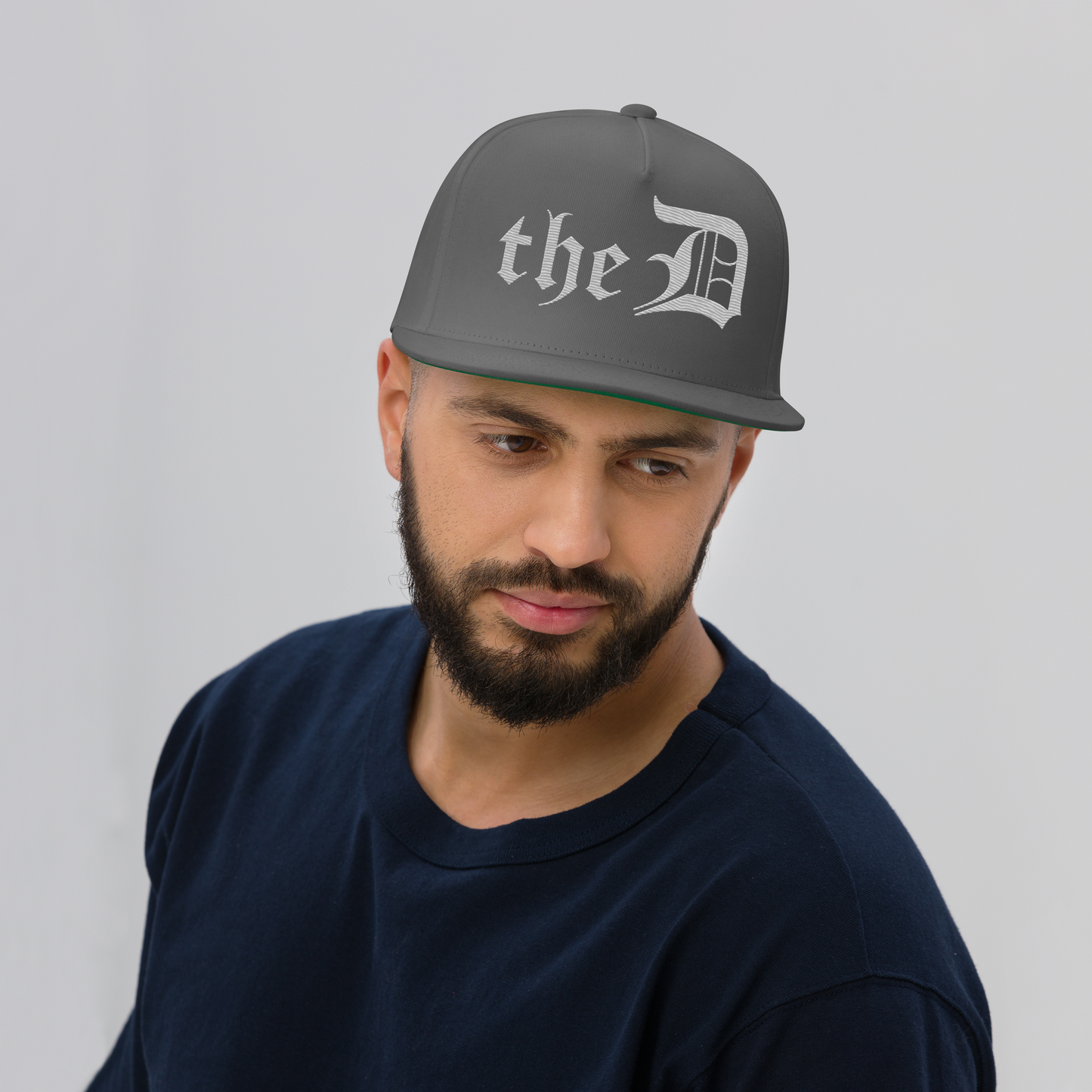 Detroit 'The D' Snapback | 5-Panel - Platinum