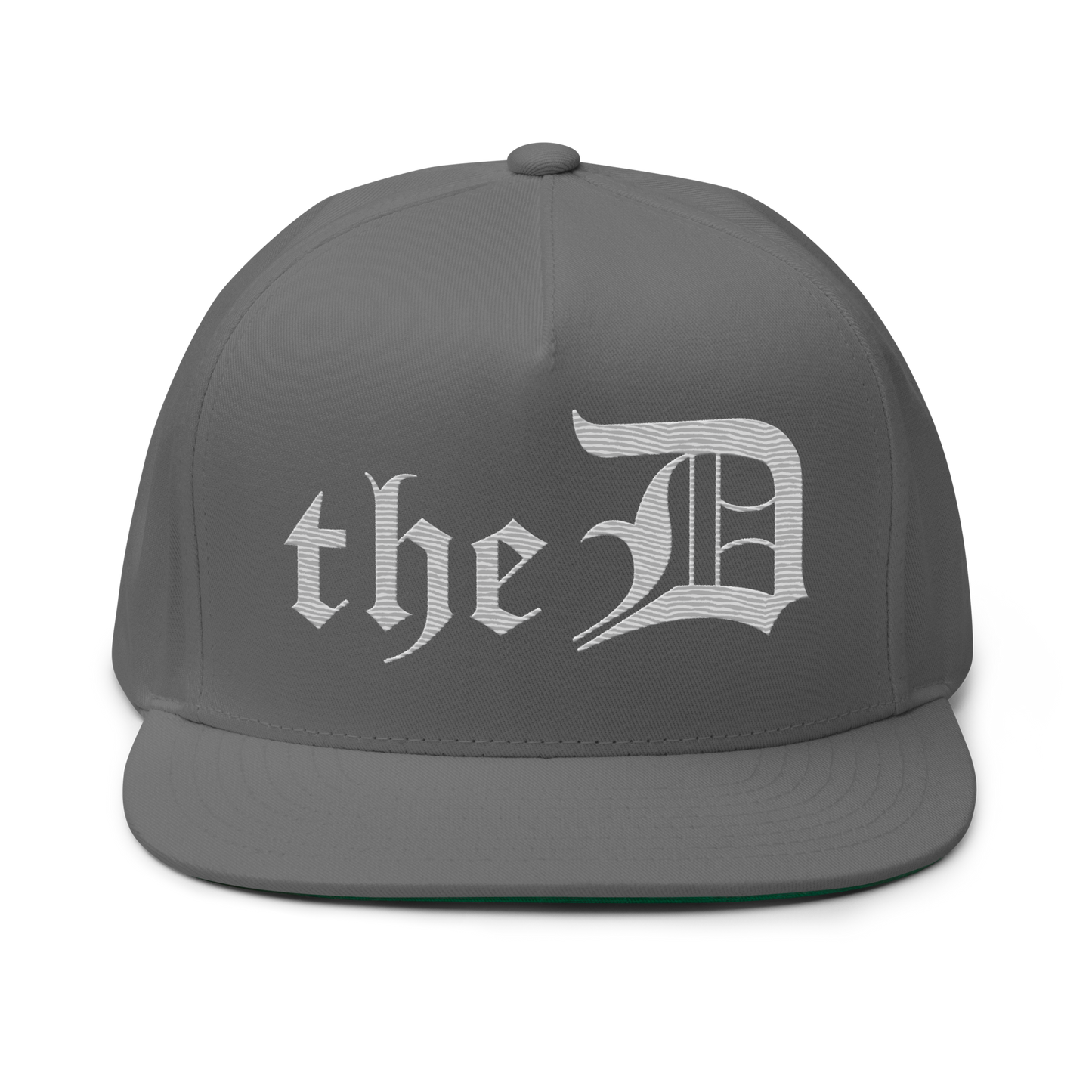 Detroit 'The D' Snapback | 5-Panel - Platinum