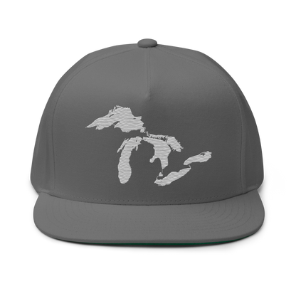 Great Lakes Snapback | 5-Panel - Platinum