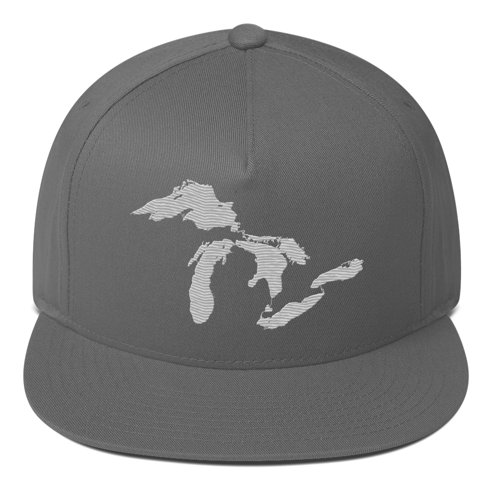 Great Lakes Snapback | 5-Panel - Platinum