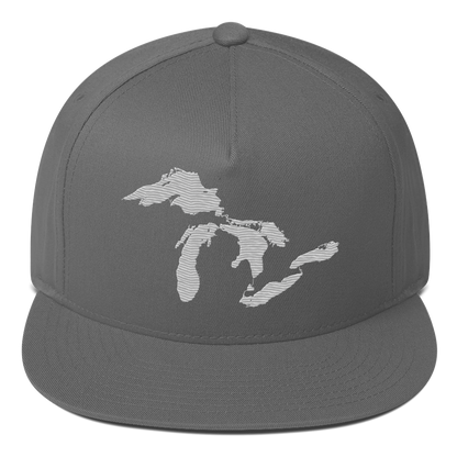 Great Lakes Snapback | 5-Panel - Platinum