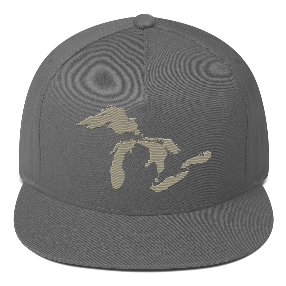 Great Lakes Snapback | 5-Panel - Petoskey Beige