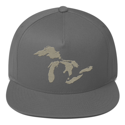 Great Lakes Snapback | 5-Panel - Petoskey Beige