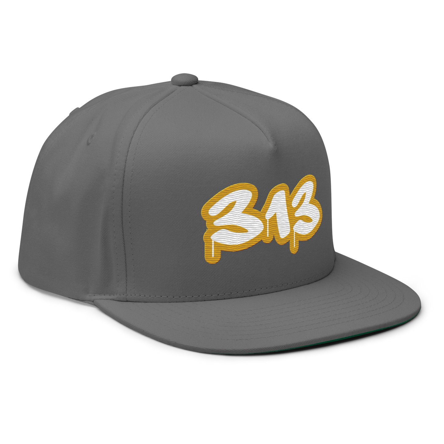 Detroit '313' Flat BIll Snapback (Gold Tag Font)