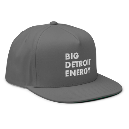 'Big Detroit Energy' Flat Bill Snapback