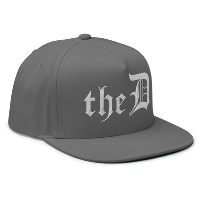 Detroit 'The D' Snapback | 5-Panel - Platinum