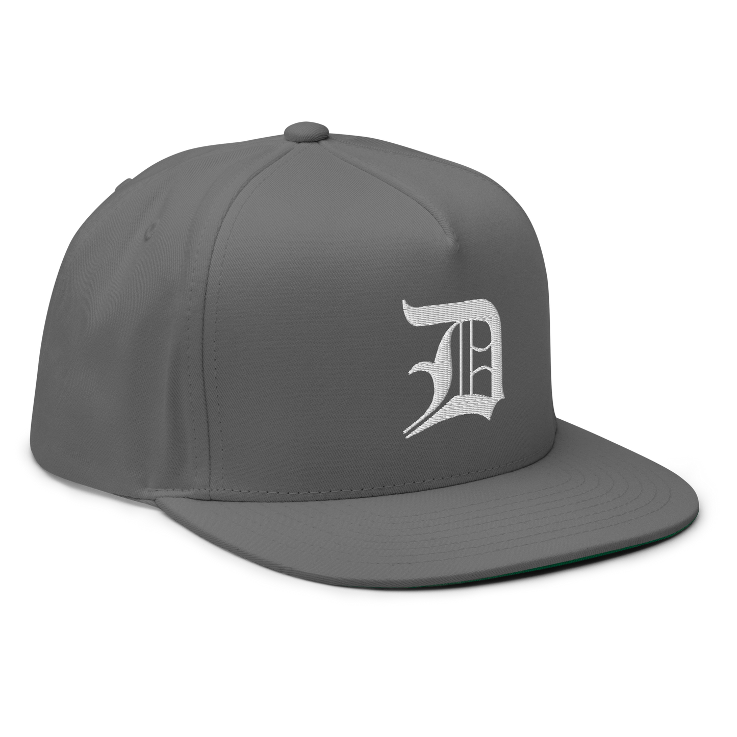 Detroit 'Old English D' Flat Bill Snapback