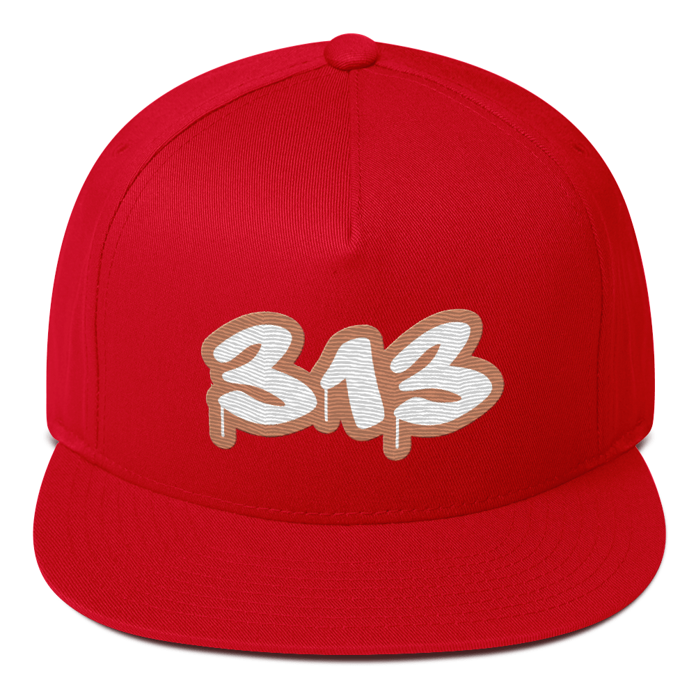 Detroit '313' Flat BIll Snapback (Copper Tag Font)