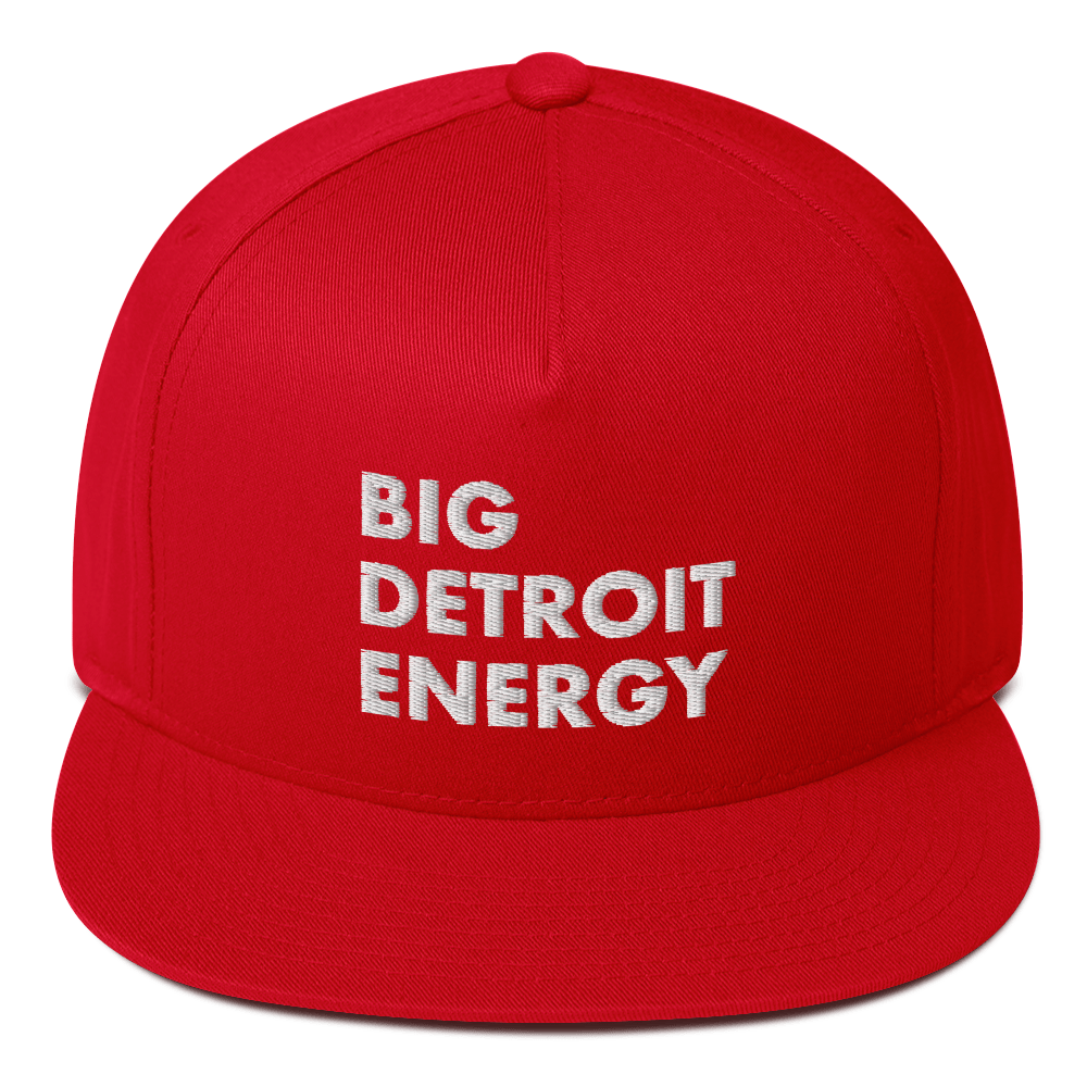 'Big Detroit Energy' Flat Bill Snapback