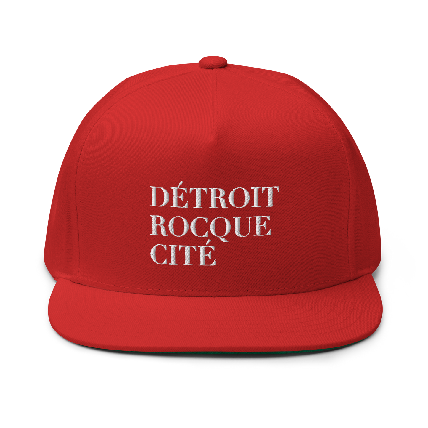 'Détroit Rocque Cité' Flat Bill Snapback