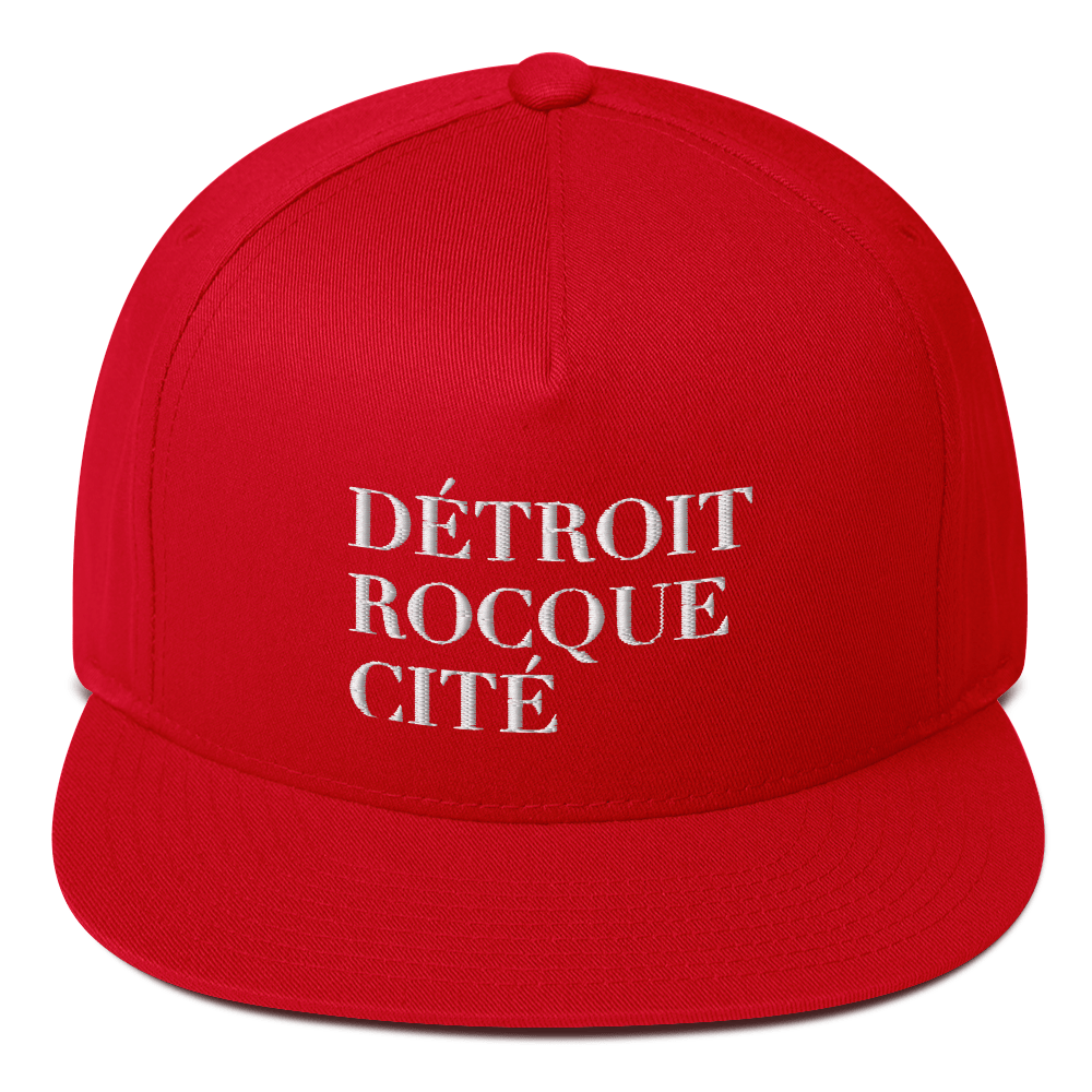 'Détroit Rocque Cité' Flat Bill Snapback