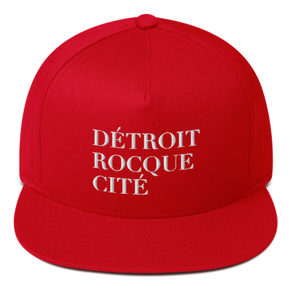 'Détroit Rocque Cité' Flat Bill Snapback