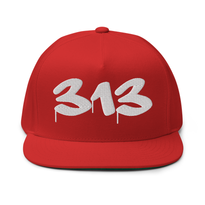 Detroit '313' Snapback (Tag Font) | 5-Panel