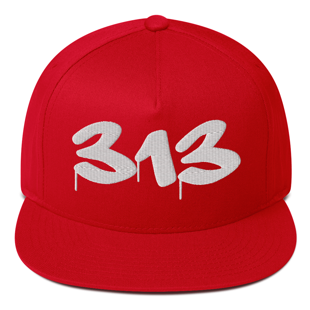 Detroit '313' Snapback (Tag Font) | 5-Panel