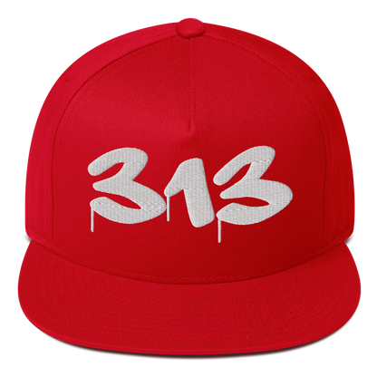 Detroit '313' Snapback (Tag Font) | 5-Panel